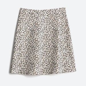 NWT Margaret M Deandra Aline Animal Print Skirt
